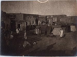 Maghreb, Ville et ses remparts, Vintage argentique print, ca.1910