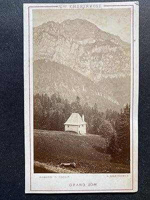 France, La Grande Chartreuse, Grand Som, Vintage albumen print, ca.1870