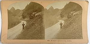 Kilburn, Autriche, El Camino, vintage stereo print, ca.1900