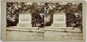 République Tchèque, Monument aux Travailleurs, A Identifier, vintage stereo print, ca.1900