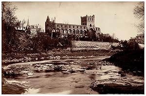 Scotland, Jedburgh Abbey from the River