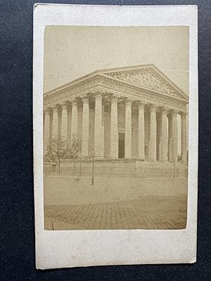 Paris, Église de la Madeleine, Vintage albumen print, ca.1870