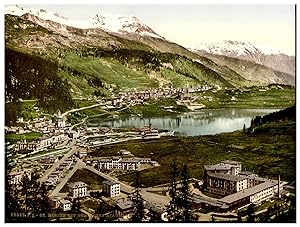 Schweiz, Ober-Engadin, St. Moritz mit dem neuen Stahlbad