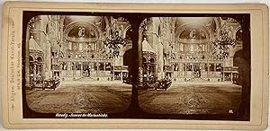 Italie, Venise, Eglise Saint-Marc, Vintage print, circa 1890, Stéréo