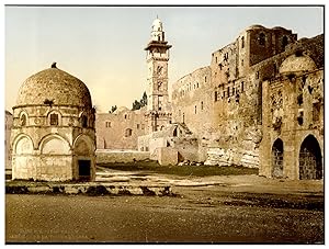 Jérusalem, Assises de la Tour Antonia sur la plate-forme du temple