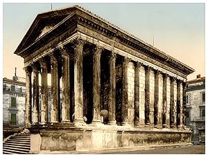 Nîmes, Maison Carrée (temple élevé vers l an 4 de l ère chrétienne)