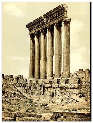 Balbek, Temple du Soleil, les six colonnes