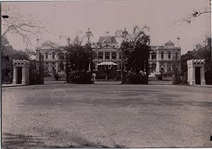 Vietnam, Saïgon, Palais du Gouverneur, vintage carbon print, ca.1910