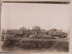 Vietnam, Saïgon, Amarrage des Bateaux, Porte n°5, vintage silver print, ca.1910