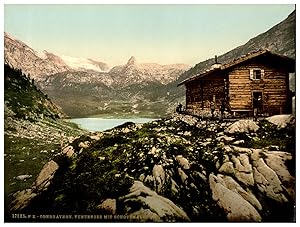 Deutschland, Oberbayern, Funtensee mit Schottmalhorn