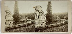 République Tchèque, Sebetov, Château, vintage stereo print, ca.1900