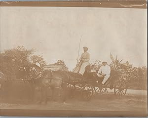 Vietnam, Saïgon, Voiture Saïgonnaise, vintage silver print, ca.1910