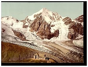 Tirol, Ortlergruppe, Schaubachhütte mit Königsspitze