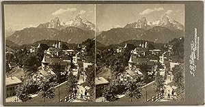 Rottmeyer, Allemagne, Berchtesgaden, vintage stereo print, ca.1900