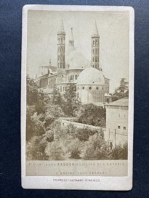 Italie, Padoue (Padova), Basilique Saint-Antoine, vintage albumen print, ca.1870