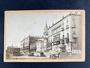 Italie, Venise, Hôtel Danieli, vintage CDV albumen print