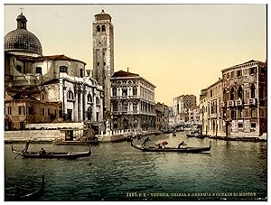 Italie, Venezia, Chiesa San Geremia e Canale di Mestre