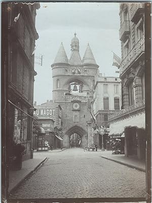 France, Bordeaux, la Grosse cloche, Vintage citrate print, ca.1900