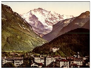 Schweiz, Berner Oberland, Interlaken mit Jungfrau