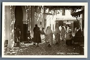 Maroc, Tetuan, Calle Tipica