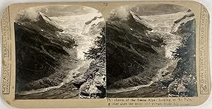 Suisse, Alpes, Glacier du Palü, vintage stereo print, ca.1900