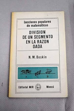 Seller image for Divisin de un segmento en la razn dada for sale by Alcan Libros