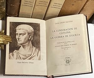 Seller image for La conjuracin de Catilina. La guerra de jugurta. for sale by LIBRERA DEL PRADO