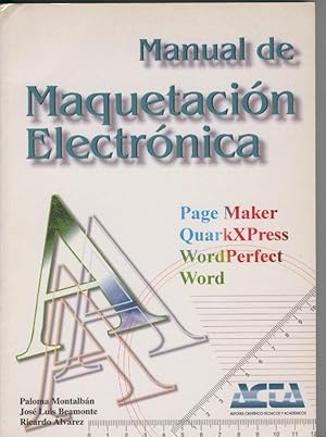Imagen del vendedor de Manual de Maquetacion electronica a la venta por El Boletin