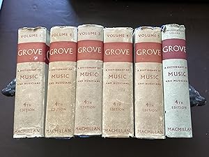 Groves Dictionary of Music and Musicians. 6 vols