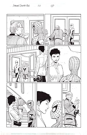 Bild des Verkufers fr Amazing Spider-Man #52 (493) Dig This Page 12 Original Comic Art by John Romita, Jr. zum Verkauf von Parigi Books, Vintage and Rare