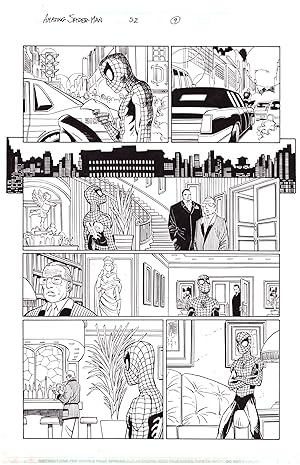 Bild des Verkufers fr Amazing Spider-Man #52 (493) Dig This Page 9 Original Comic Art by John Romita, Jr. zum Verkauf von Parigi Books, Vintage and Rare