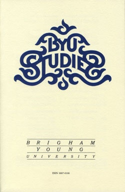 Byu Studies Vol. 22 No. 3 Brigham Young University Studies