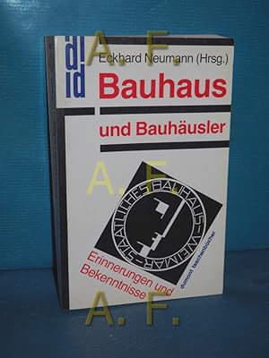 Seller image for Bauhaus und Bauhusler. Erinnerungen und Bekenntnisse for sale by Antiquarische Fundgrube e.U.