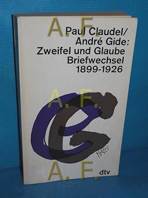 Imagen del vendedor de Zweifel und Glaube Briefwechsel 1899-1926. ( 277) a la venta por Antiquarische Fundgrube e.U.