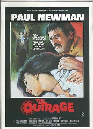 Imagen del vendedor de Caratula cine: The Outrage copn Paul Newman y Laurence Harvey a la venta por EL BOLETIN
