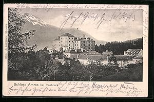 Bild des Verkufers fr Ansichtskarte Innsbruck, Schloss Amras zum Verkauf von Bartko-Reher