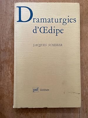 Image du vendeur pour Dramaturgies d'?dipe mis en vente par Librairie des Possibles