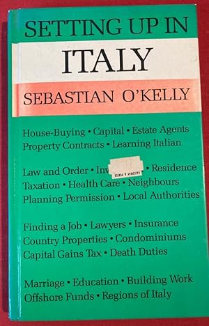 Seller image for Setting Up in Italy. for sale by Plurabelle Books Ltd