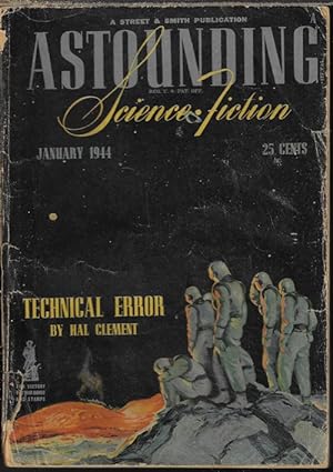Bild des Verkufers fr ASTOUNDING Science Fiction: January, Jan. 1944 zum Verkauf von Books from the Crypt