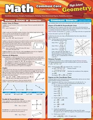 Immagine del venditore per Math Common Core Geometry - 10Th Grade (Hardcover) venduto da AussieBookSeller