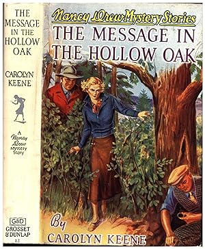 Nancy Drew Mystery Stories / The Message In The Hollow Oak (1942 PRINTING)