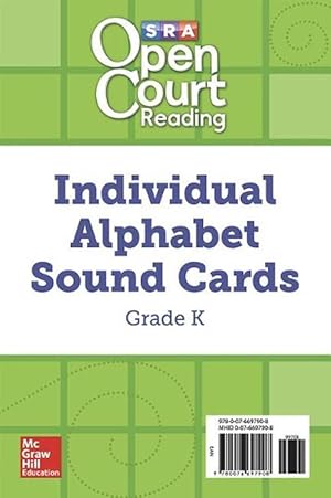 Seller image for Open Court Reading Grade K Individual Alphabet Sound Cards (Hardcover) for sale by CitiRetail