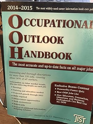 Seller image for Occupational Outlook Handbook 2014-2015 (Occupational Outlook Handbook (Jist Works)) for sale by Front Range Books, LLC