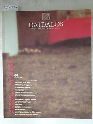 Imagen del vendedor de Daidalos : Architektur Kunst Kultur : Nr. 66 : 1997 : Fotografie als Argument / Photography as Argument : (Text in Deutsch und Englisch) : a la venta por Versand-Antiquariat Konrad von Agris e.K.