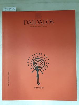 Imagen del vendedor de Daidalos : Architektur Kunst Kultur : Nr. 58: 1995 : Memoria : (Text in Deutsch und Englisch) : a la venta por Versand-Antiquariat Konrad von Agris e.K.