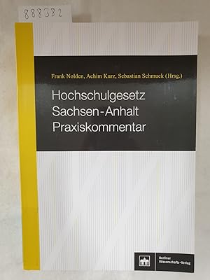 Bild des Verkufers fr Hochschulgesetz Sachsen-Anhalt Praxiskommentar : zum Verkauf von Versand-Antiquariat Konrad von Agris e.K.