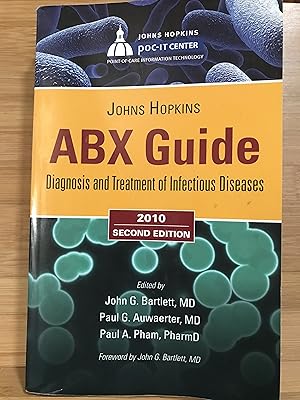 Bild des Verkufers fr Johns Hopkins POC-IT Center ABX Guide: Diagnosis & Treatment Of Infectious Diseases zum Verkauf von Front Range Books, LLC