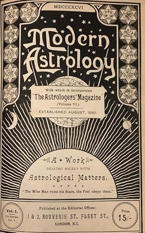 The Astrologer's Magazine and Modern Astrology, 167 issues in 19 Bound Volumes, 1890-1904