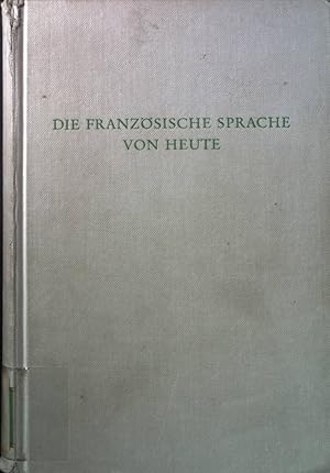 Immagine del venditore per Die franzsische Sprache von heute. Wege der Forschung, Bd. 496. venduto da books4less (Versandantiquariat Petra Gros GmbH & Co. KG)