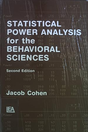 Bild des Verkufers fr Statistical Power Analysis for the Behavioral Sciences. zum Verkauf von books4less (Versandantiquariat Petra Gros GmbH & Co. KG)